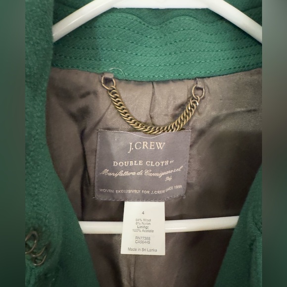 J. CREW double cloth metro coat - Picture 3 of 5